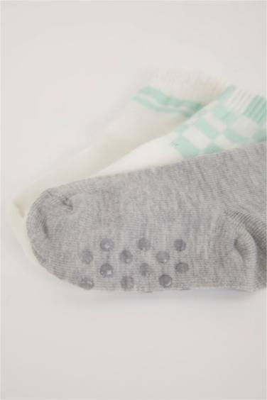 Baby Boy Seamless 3 Piece Cotton Long Socks