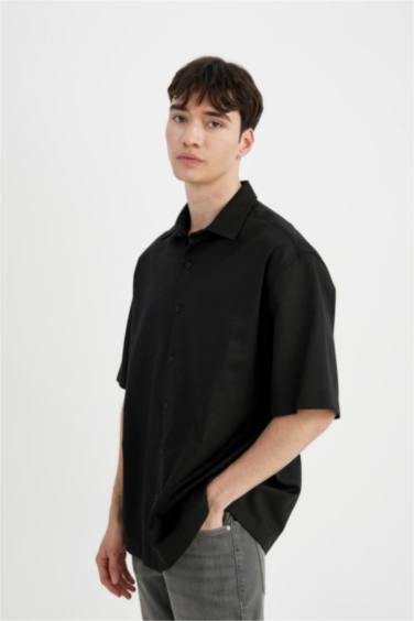 Relax Fit Tencel Short Sleeve Shirt