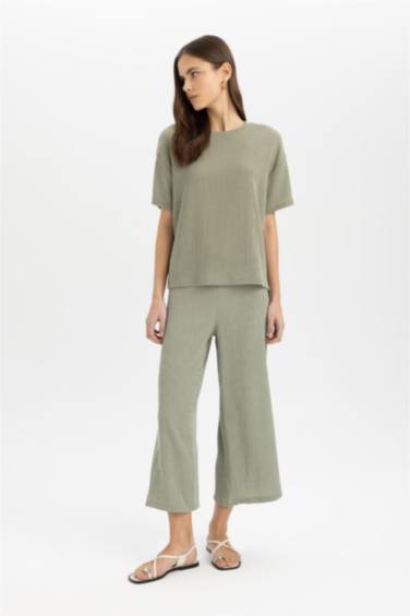 кең аяқ тұрақты етек кресс матасы Шалбар