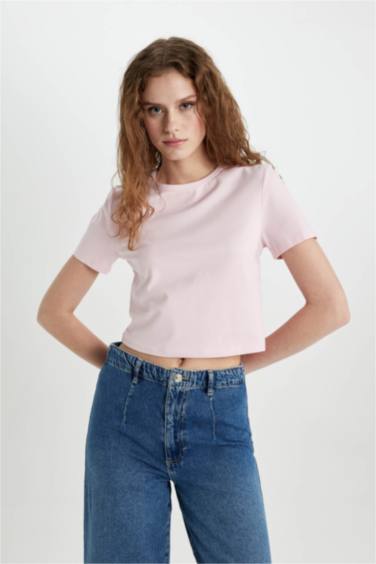 Slim Fit Crew Neck Short Sleeve T-Shirt