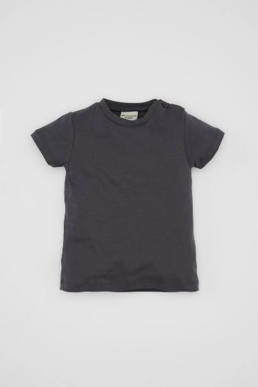 Baby Boy T-Shirt Salopette Hat Muslin 3 Piece Set