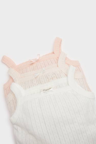 Baby Girl 3 piece Short Sleeve Snap Body