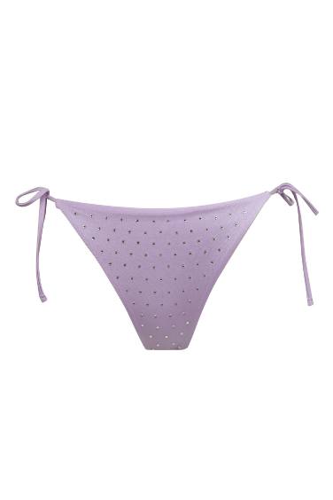 Bas de Bikini à motifs et Lacets coupe régulière de Fall in Love