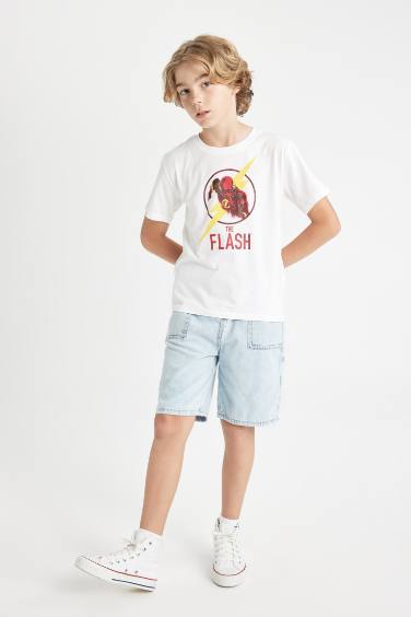 Boy The Flash Crew Neck Short Sleeve T-Shirt