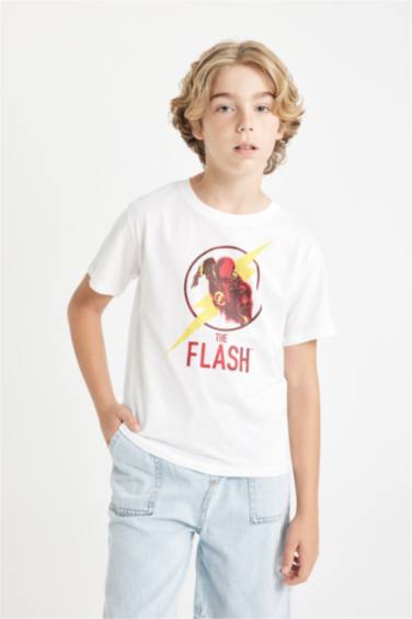 Boy The Flash Crew Neck Short Sleeve T-Shirt