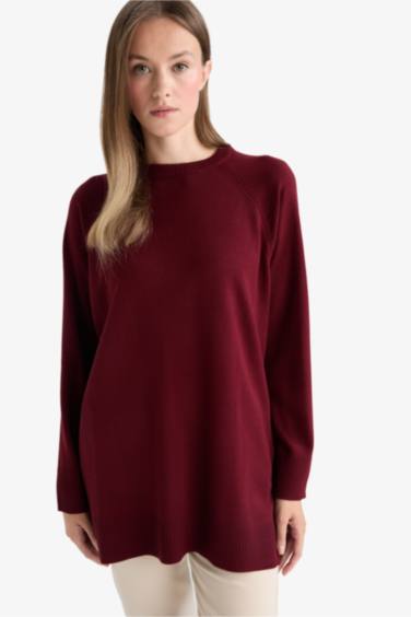 Regular Fit Crew Neck Tunic