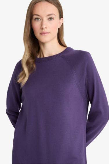 Regular Fit Crew Neck Tunic