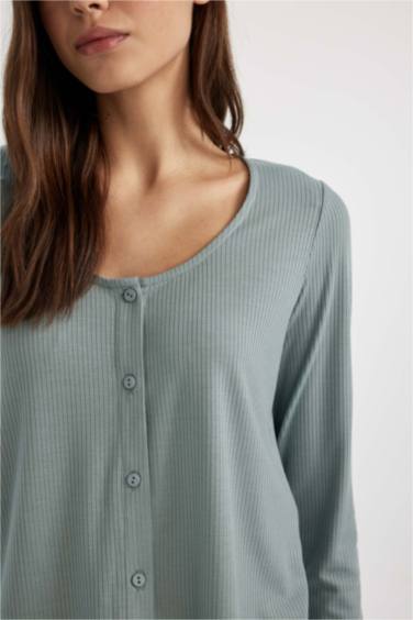 Regular Fit V-Neck Casual Top