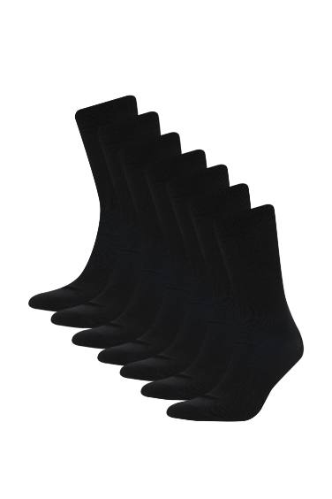 Lot de 7 paires de Chaussettes en Coton Longues pour Homme