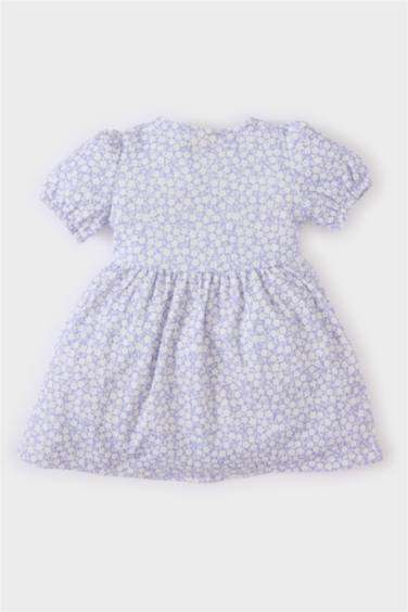 Baby Girl Floral Short Sleeve Dress