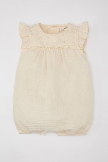 Baby Girl Sleeveless Muslin Dress