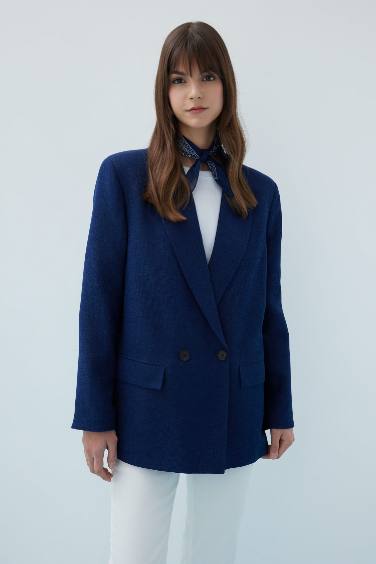 Regular Fit Jacket Collar Blazer