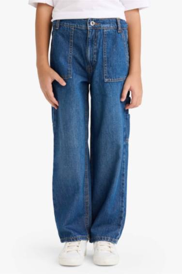 Wide Leg Geniş Bol Paça Jean Pantolon Erkek Çocuk