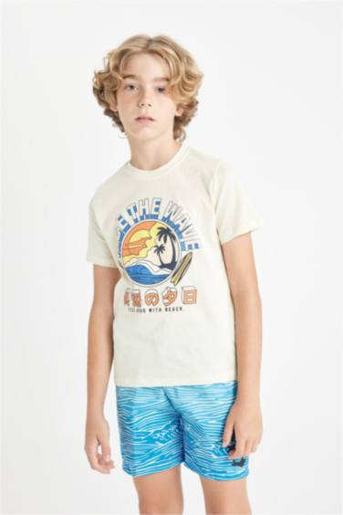 سيت ولادي شورت وتي شيرت - قطعتين