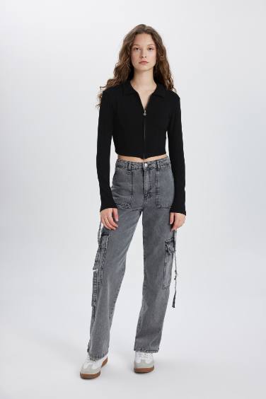 Cardigan Camisole à col polo ajusté