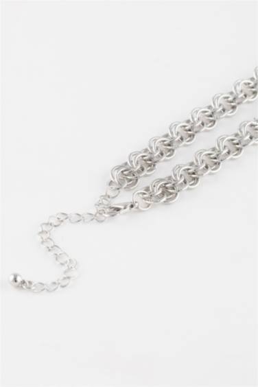 سلسله حريمي فضي سميك