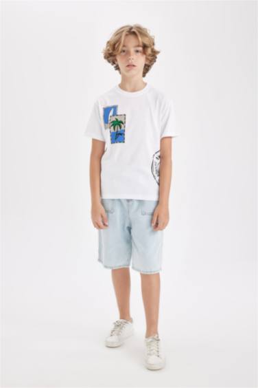 تيشيرت ولادي نص ردن قصة عادية مطبوع