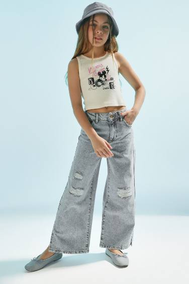 Қыздарға Disney Mickey & Minnie Лицензиялық тоқылған Ішкөйлек