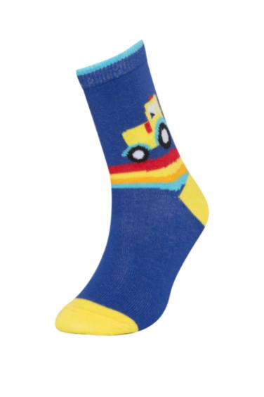 Boy 3 Piece Cotton Long Socks