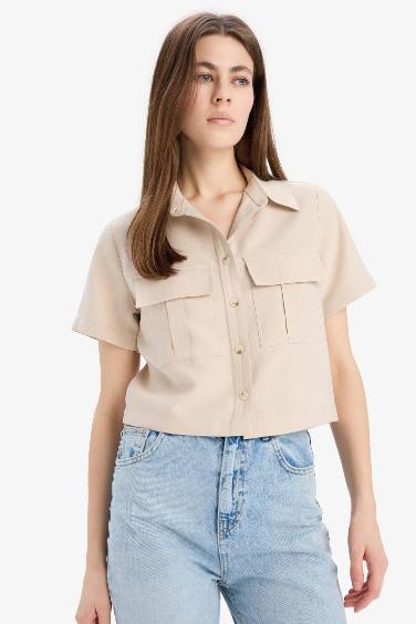 ◆KODAK◆ Breeze Short Sleeve Shirt Women IVORY K5222EWTL4IV Breeze Shirt