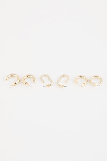 حلق حريمي ذهبي - 3 قطع