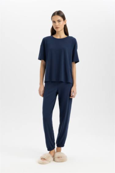 Fall in Love Regular Fit Short Sleeve Pajama Top