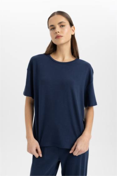 Fall in Love Regular Fit Short Sleeve Pajama Top