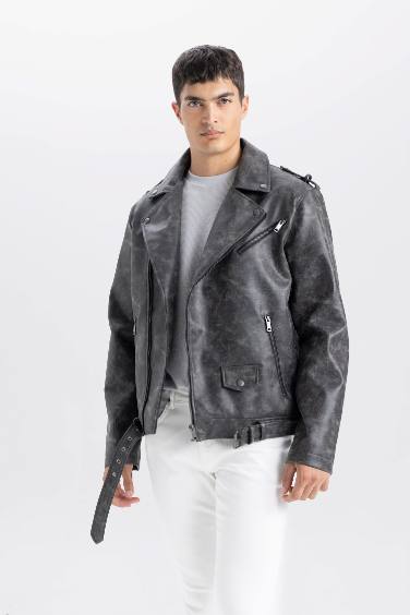 Куртка из искусственной кожи водоотталкивающая