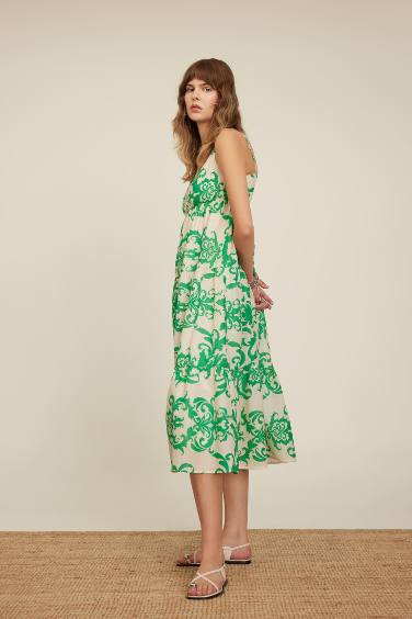 этник v жаға бау Қысқа жеңді тоқылған көйлек