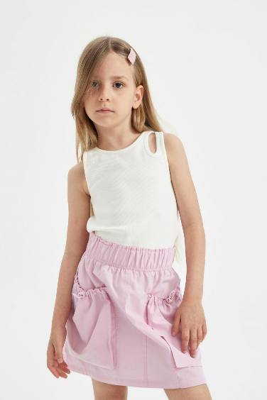 Юбка с карманами для девочек