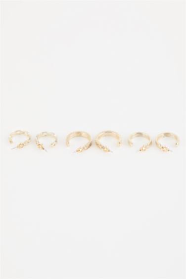 حلق حريمي ذهبي - 3 قطع