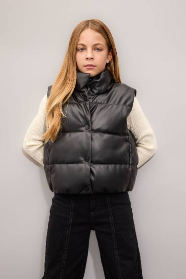 Girl Waterproof Puffer Vest