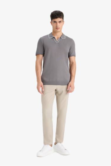 تيشيرت بولو تريكو نص ردن مودرن فيت