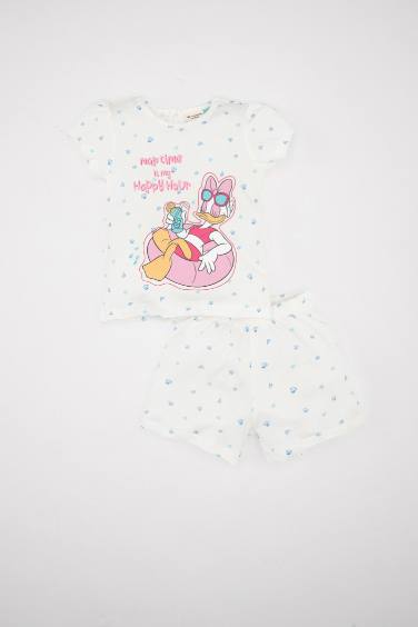 Baby Girl Daisy Duck Cotton 2 Piece Pajama Set