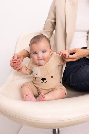 جمبسوت بيبي اولادي حديثي الولادة نص كم من قماش المنشفة