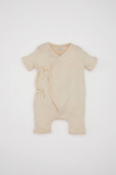 Baby Girl Newborn Short Sleeve Jumpsuit