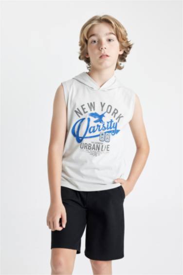 تيشيرت كت اولادي أوفر سايز بدون كم بكابيشون