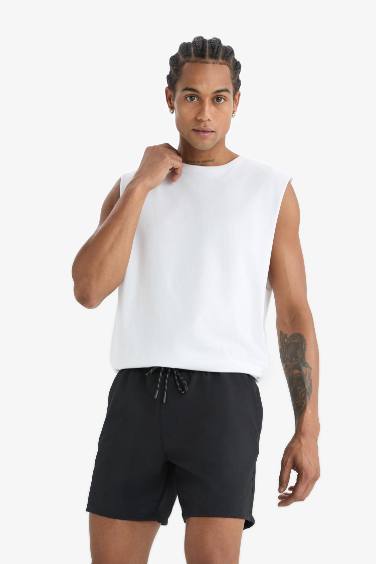 شورت بحر قصير أسود من DeFactoFit