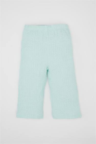 Baby Girl One Shoulder Blouse Trousers 2 Piece Set