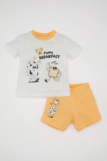 Baby Boy Printed Cotton 2 Piece Pajama Set