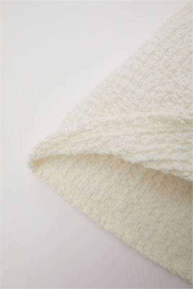 فستان بناتي نص ردن قصة عادية بياخة مستديرة