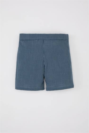 شورت ولادي مخطط قصة عادية