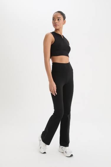 DeFactoFit Flare Fit Waist-hugging Spanish Leg Sweatpants