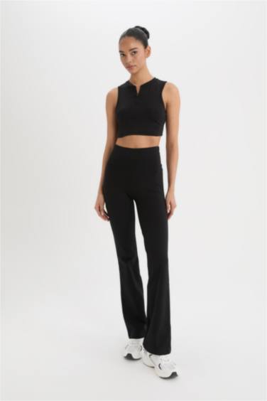 DeFactoFit Flare Fit Waist-hugging Spanish Leg Sweatpants