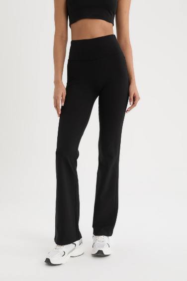 DeFactoFit Flare Fit Waist-hugging Spanish Leg Sweatpants
