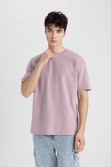 Boxy Fit Crew Neck T-Shirt