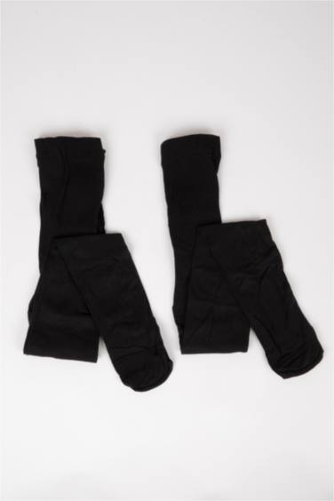 شرابات كيلون بناتي قطن - قطعتين