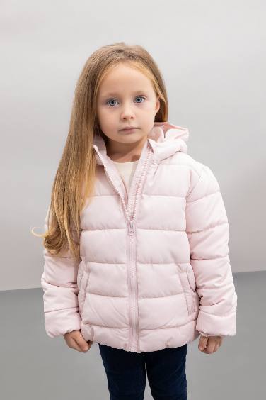 Baby Girl Hooded Puffer Jacket