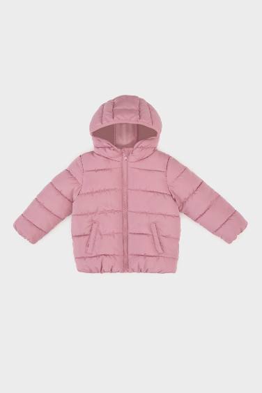 Baby Girl Hooded Puffer Jacket