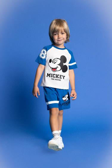 Short Motif Disney Mickey & Minnie pour Bébé Garçon